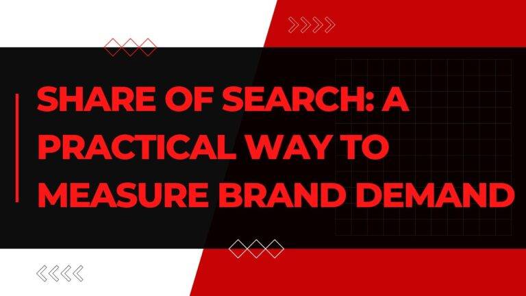Share of Search: A Practical Way to Measure Brand Demand