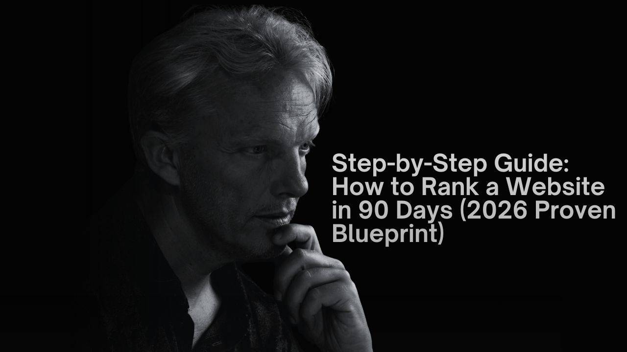 Step-by-Step Guide: How to Rank a Website in 90 Days (2026 Proven Blueprint)