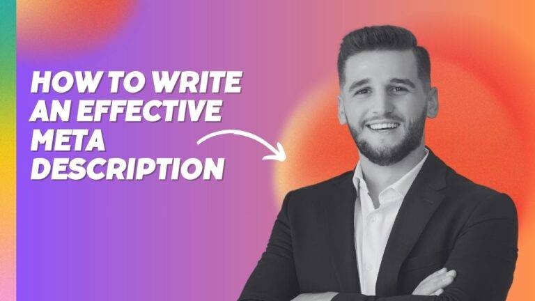 How to write an effective meta description