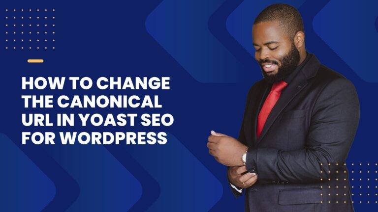 How to change the canonical URL in Yoast SEO for WordPress