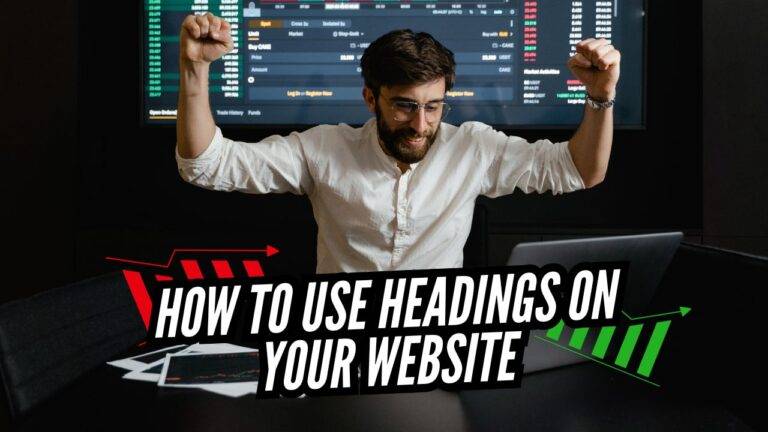 How to use headings on your website