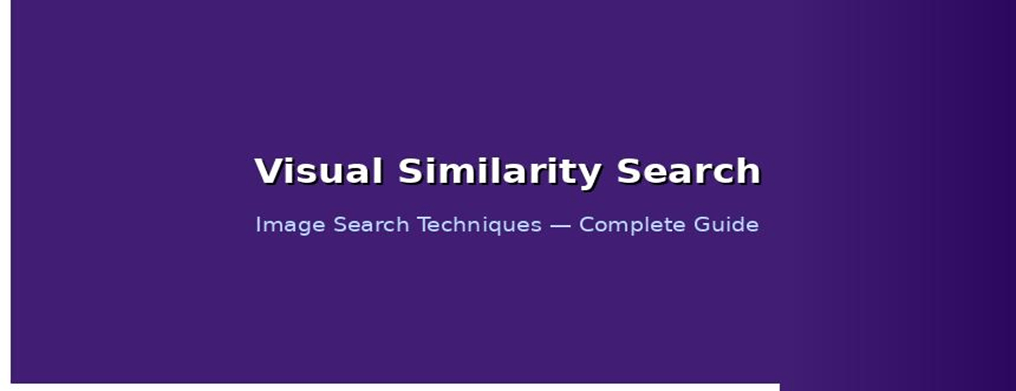 Visual similarity search — find images that match a style, mood, or aesthetic — not just exact duplicates