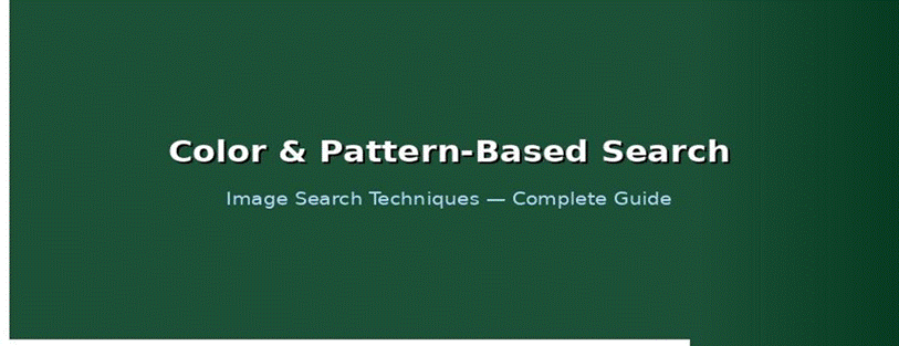 Color and pattern-based search — find images that precisely match your brand palette or design language